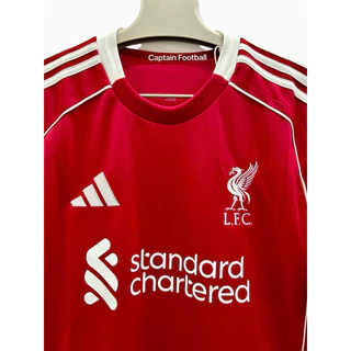 เสื้อทีมฟุตบอล ลิเวอร์พูล 2025/26 HOME เกรดแฟนบอล