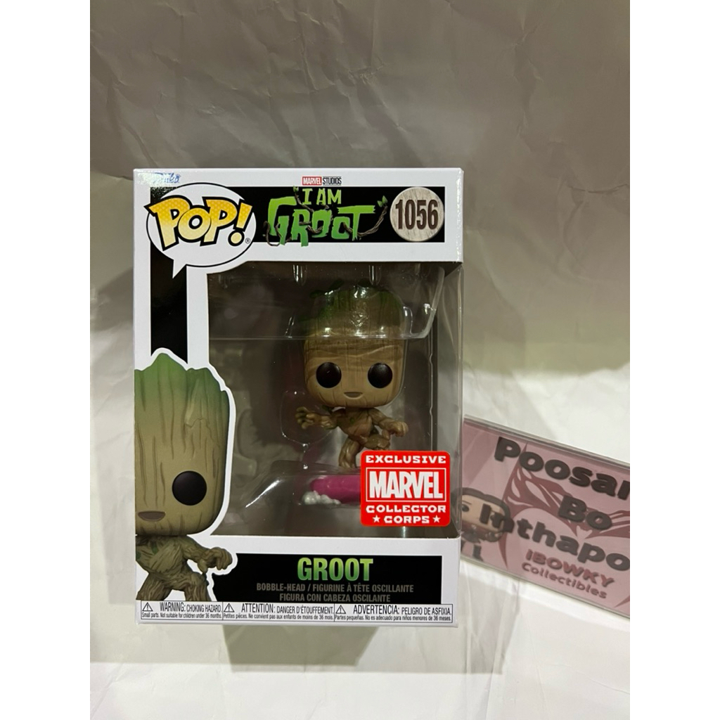 ✅พร้อมส่ง Funko Pop! Marvel I am Groot - Groot No.1056 (Marvel Collector Corp Exclusive)