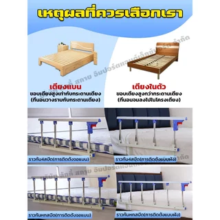📌ส่งของในไทย!ไม่ต้องเจาะรู📌ราวกั้นเตียงพับได้ ความสูง 35 ซม กันตกเตียงผู้สูงอายุ ที่กั้นเตียงผู้สูงอายุ