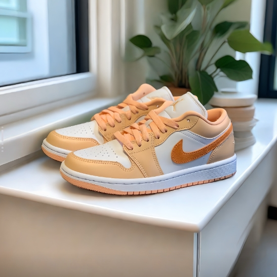 Jordan Air Jordan 1 Low "Sunset Haze" Sunset Mist Yellow