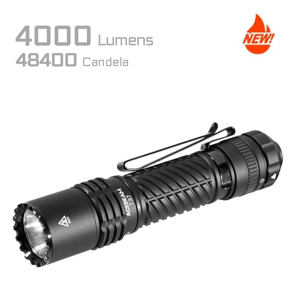 ไฟฉาย ACEBEAM T37 4000LM Tactical and Duty Flashlight