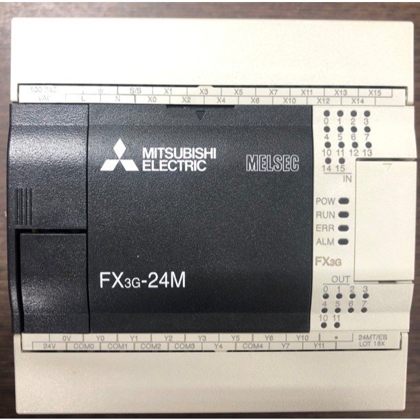PLC MITSUBISHI moldel FX3G-24MT/ES