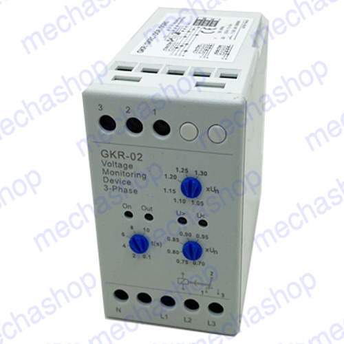 เครื่องป้องกันไฟตก ไฟเกิน ManHua Device Relay AC GKRC-02 Protective Voltage Relay With Low Power 3 P