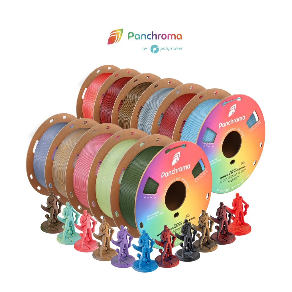 เส้น Panchroma PLA 2 สีแบบด้าน Dual Matte งานปริ้นออกมาไม่ซ้ำและไม่เหมือนใคร