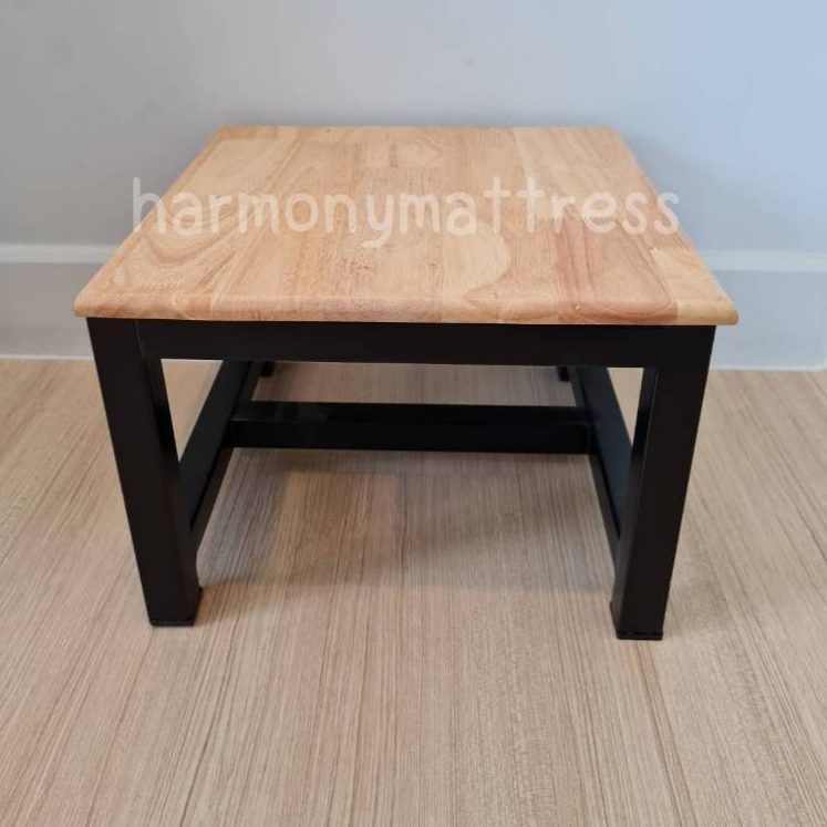 เก้าอี้เตี้ย เก้าอี้เหล็ก ขนาดกว้าง 30 cm ยาว 30 cm สูง 22 cm เก้าอี้เอนกประสงค์ ทรงเหลี่ยมจตุรัส - รูปที่ 3