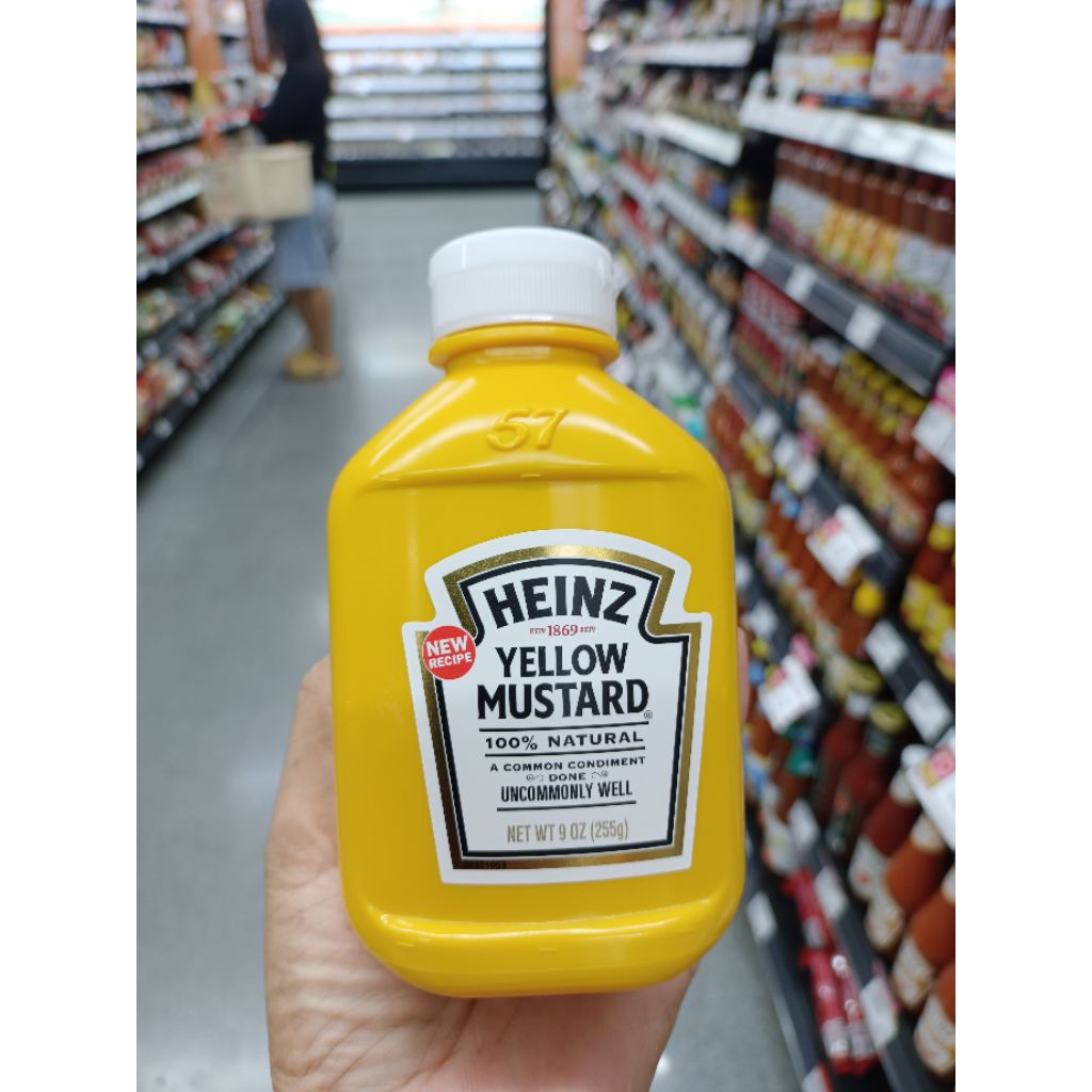 Heinz yellow mustard255g ไฮนซ์ มัสตาร์ด