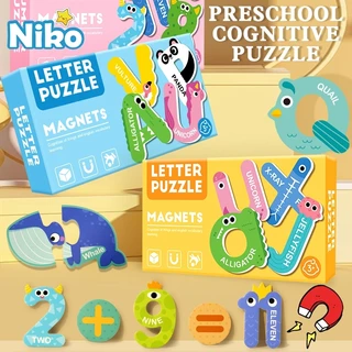 NIKO ของเล่นแม่เหล็กต่อจิ๊กซอว์สำหรับเด็ก 3 ขวบขึ้นไป เสริมพัฒนาการ ฝึกความคิดและความคิดสร้างสรรค์