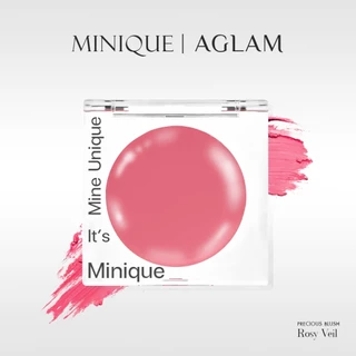 AGLAM MINIQUE บลัชออน 2 เฉดสี Rosy Veil / Red Allure