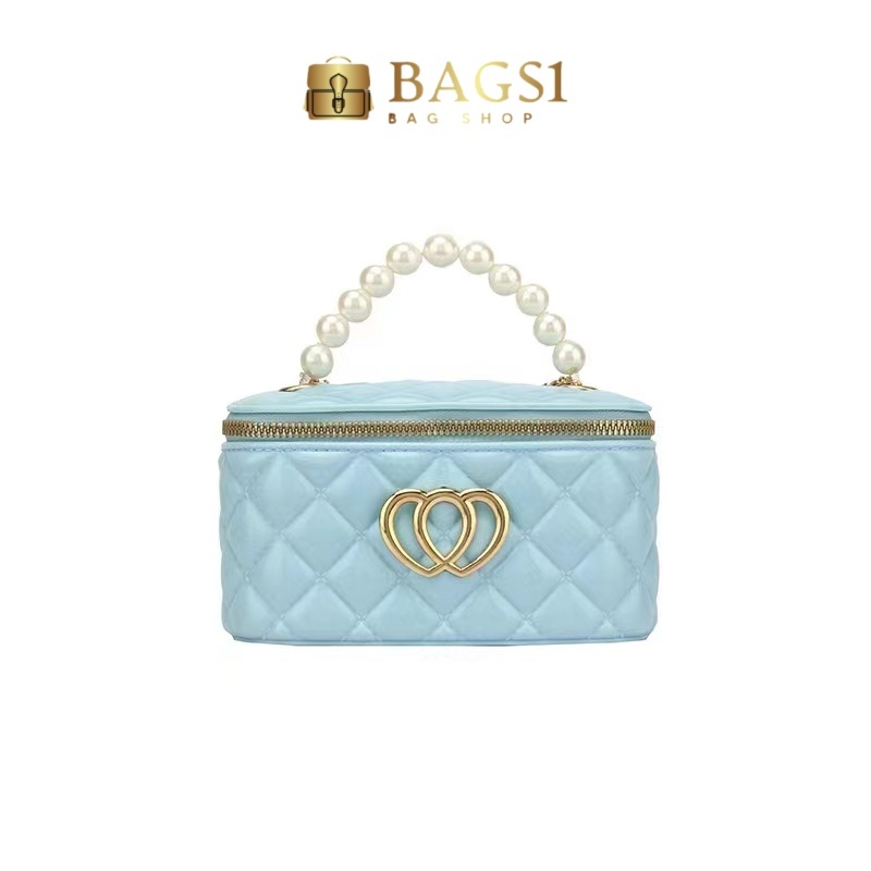 bags1-กระเป๋าแฟชั่น กระเป๋าสะพายข้างสายโช่ หูหิ้วมุกมาใหม่ กระเป๋าหน้าหัวใจสวยๆ มีหลากหลายสีให้เลือก