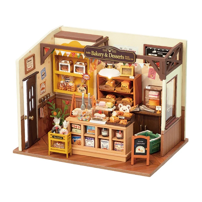 Rolife DIY Miniature Dollhouse : Becka's Baking House DG161 โมเดลบ้าน บ้านตุ๊กตา | ของแต่งบ้าน ของเล่นตัวต่อ