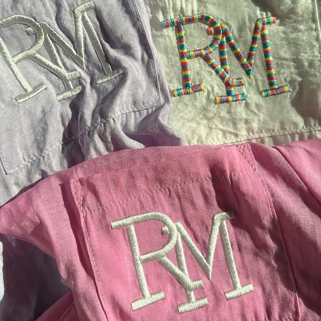 📌มือ2 เสื้อเชิ้ต Rally movement (สีชมพู)