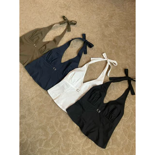 brittany.bkk: Roanne Top เสื้อผูกคอ