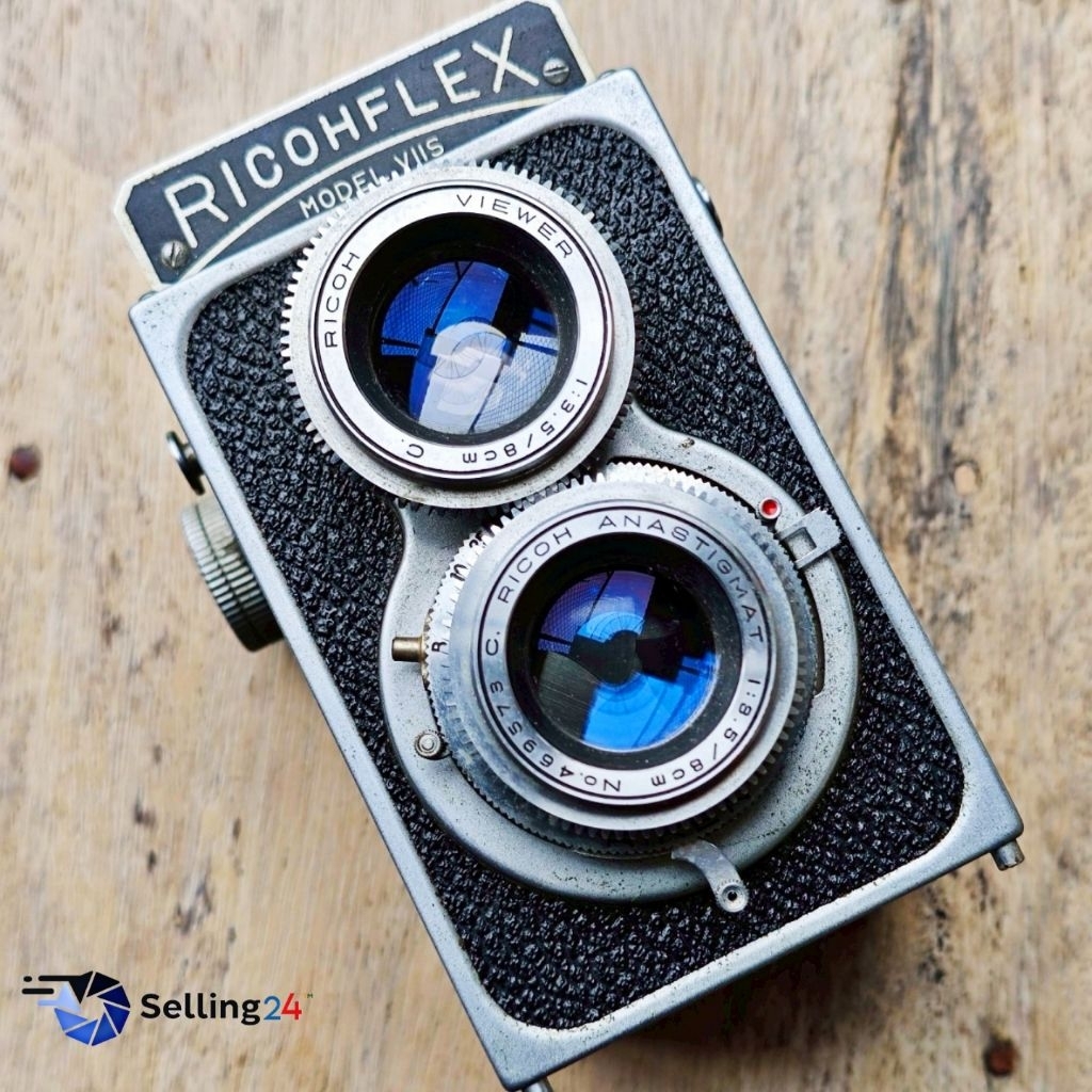 กล้องฟิล์ม RICOHFLEX Model VIIS ANASTIGMAT 8cm F3.5 TLR Camera 8cm F3.5