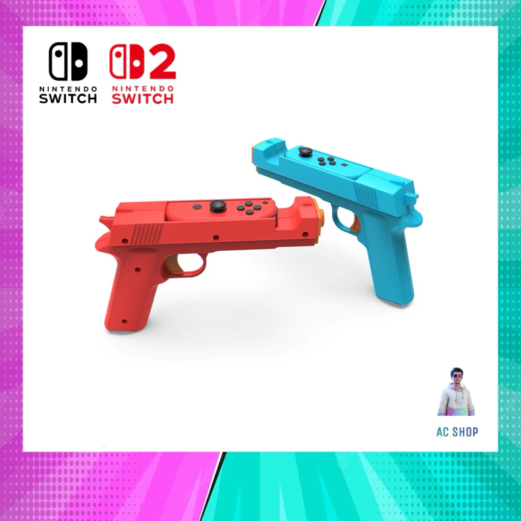อุปกรณ์เสริม ปืนสั้น Nintendo Switch รุ่น 1/2 และ OLED สินค้าในไทย🇹🇭 จัดส่งภายใน 24 hr.