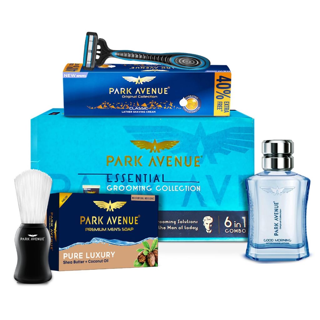 Park Avenue Essential Grooming Collection 7 in 1 Combo Grooming Kit for men