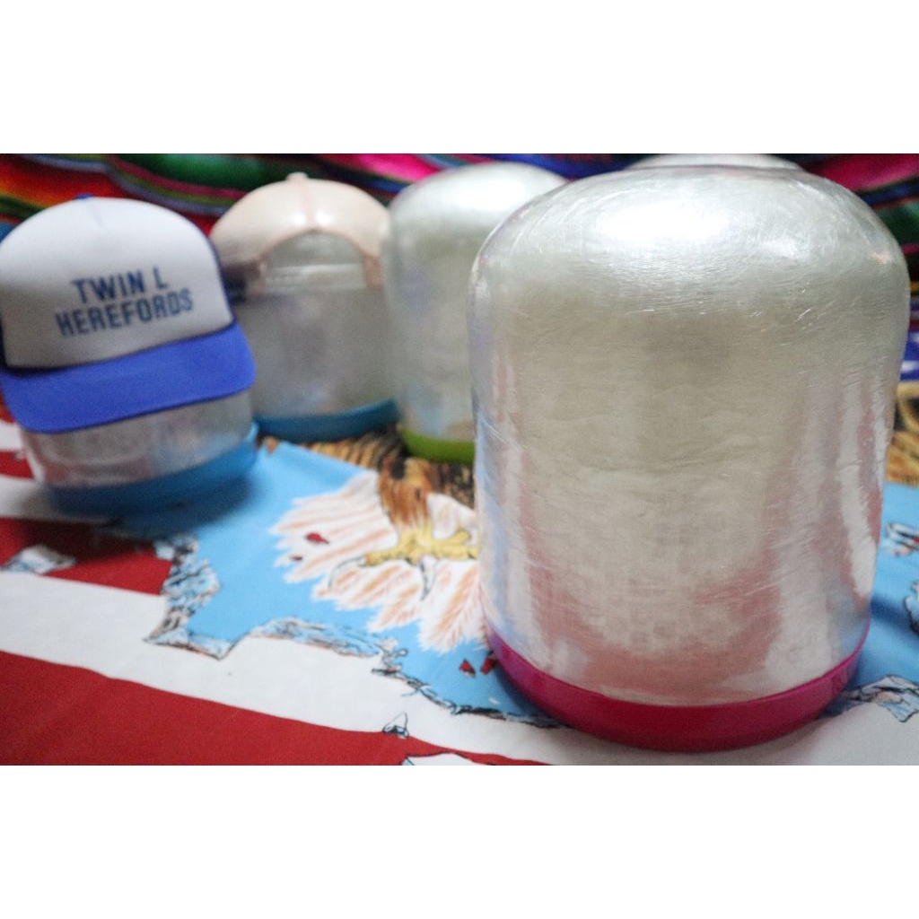 กระบอกพลาสติกจัดทรงหมวก แก๊ป/บักเก็ต/เบสบอล (Handmade)