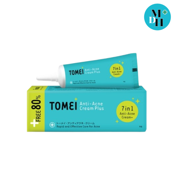 Tomei Anti-Acne Cream Plus โทเมอิ แอนตี้ แอคเน่ ครีมแต้มสิว บำรุงผิว ป้องกันสิวใหม่ ขนาด 9 g 21314