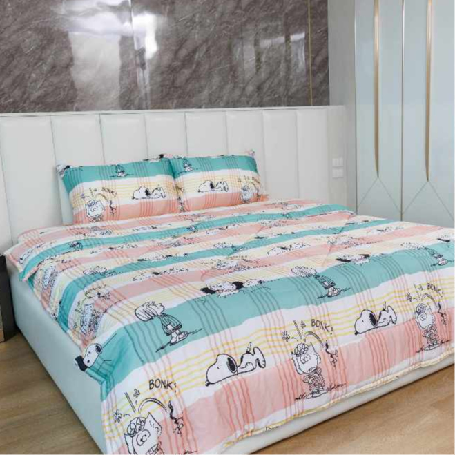 ผ้าปูที่นอน ผ้าห่มนวม At Bed ลายใหม่ มีหลายลายให้เลือก เนื้อผ้า Bamboo 1000 เส้นเยื่อไผ่แท้ 100% นุ่