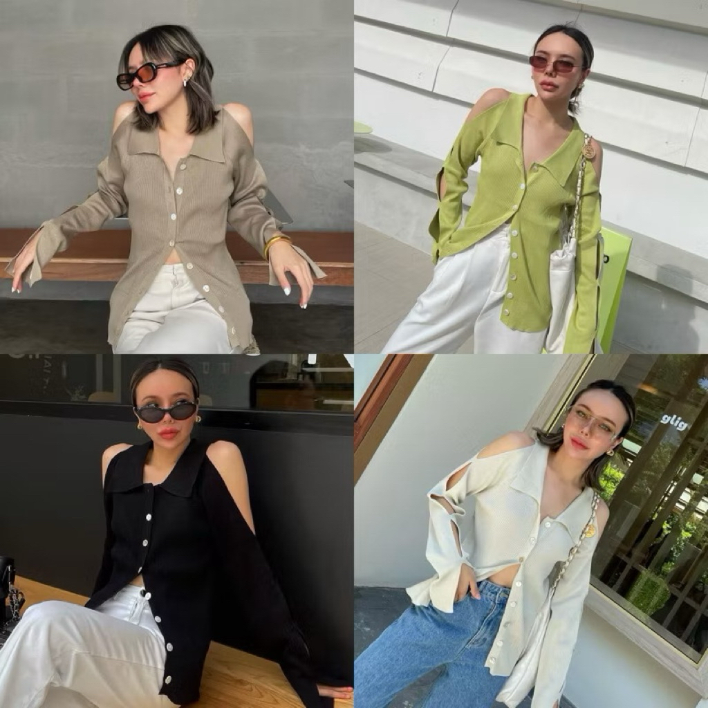 ส่งต่อ/NPV - GULF TOP เสื้อแขนยาวมีดีเทลตรงแขน