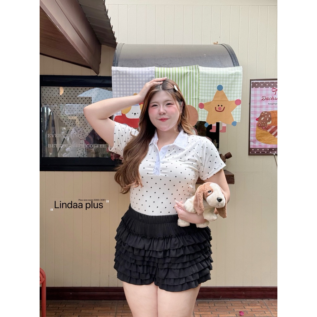 ✅เข้าเพิ่ม✅(LD) กระโปรงกางเกงชั้นๆ ผ้าร่องสีพื้น น่ารักมาก แมทซ์กับอะไรก็เริ่ด เสื้อผ้าสาวอวบอ้วน พลัสไซส์ ไซส์ใหญ่ ราคา ถูกที่สุด ดีลบีเคเค แกลเลอรีภาพที่ 7
