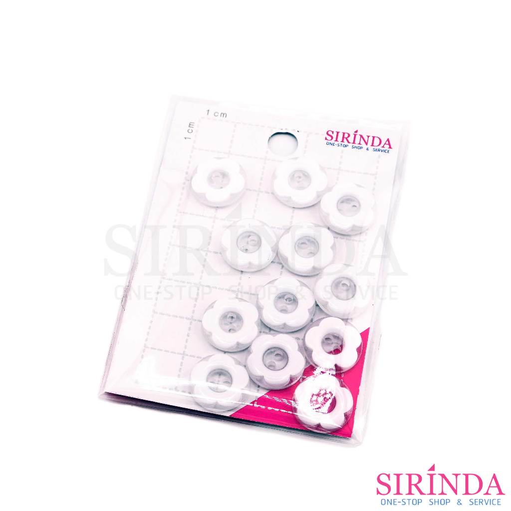 กระดุมเรซิ่นดอกไม้2รู (11.43-15มิล) (0001142) (ห่อเล็ก) - รูปที่ 4