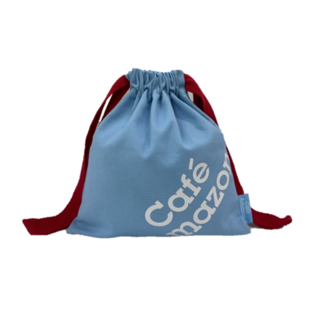 [ของแถม] Cafe Amazon กระเป๋าหูรูด สี Berry Sky งดจำหน่าย