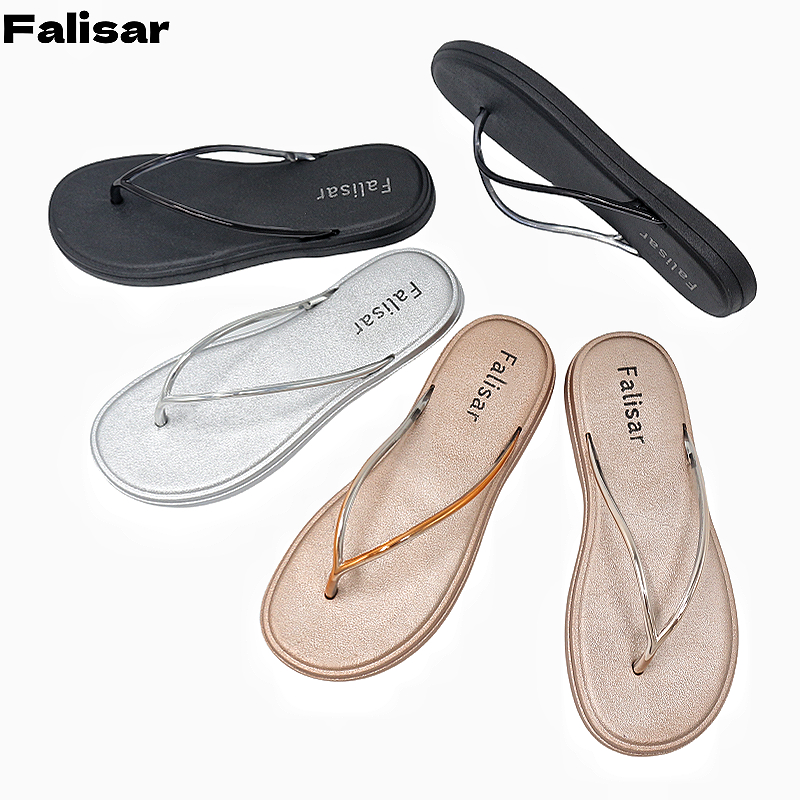 รองเท้าแตะผู้หญิง Falisar แบบหนีบเกาหลีทันสมัย นุ่มสบายเท้า พกพาได้ทุกที่ รุ่น 2503-A