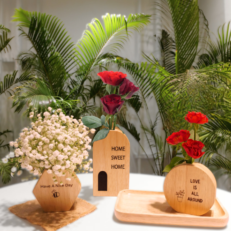 THE WOOD 'S TALE  แจกัน ไม้แท้ - รูปที่ 7