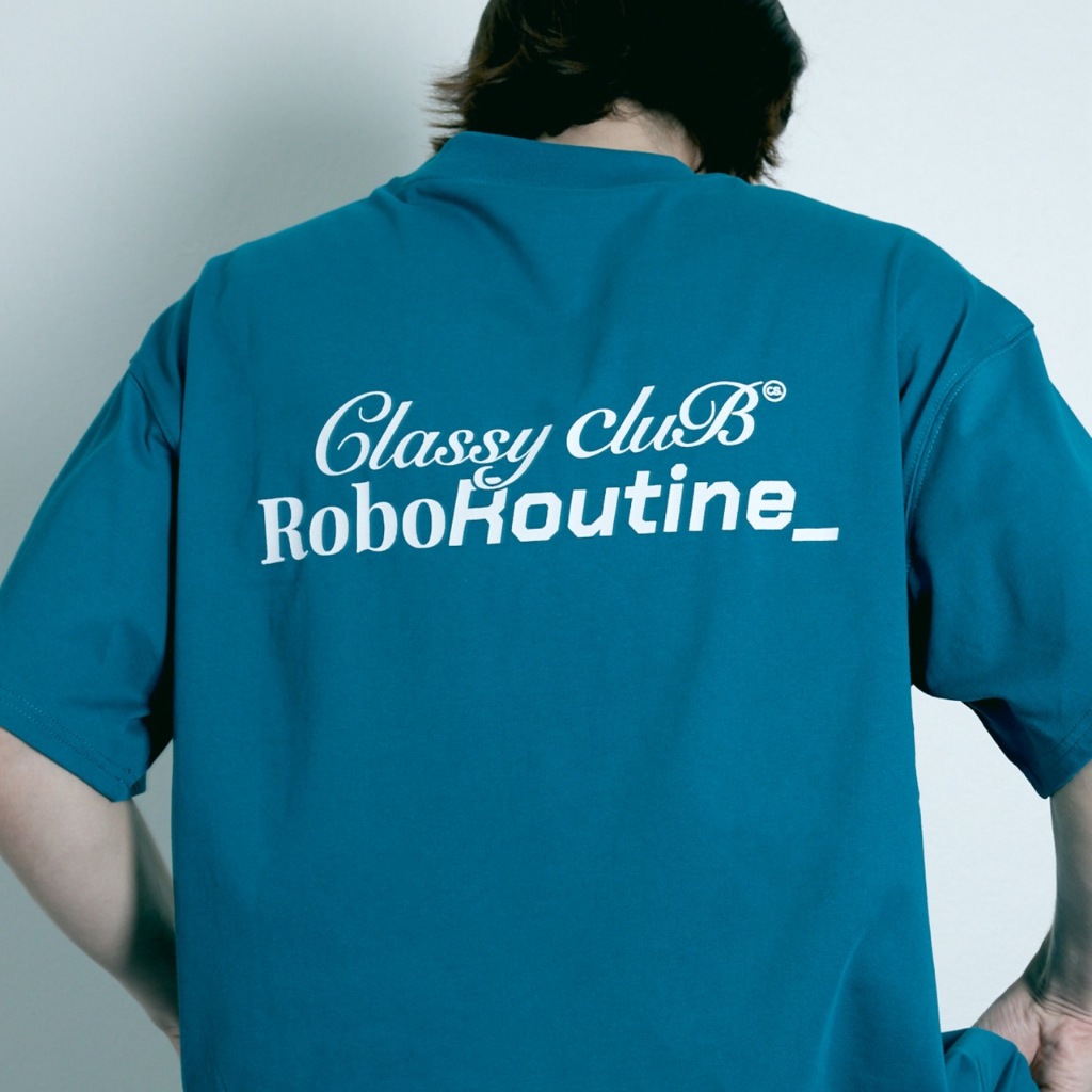 Classy Club - เสื้อยืด Oversize แขนสั้น รุ่น RoboRuotine T-Shirt - RoboRoutine Col. - รูปที่ 4
