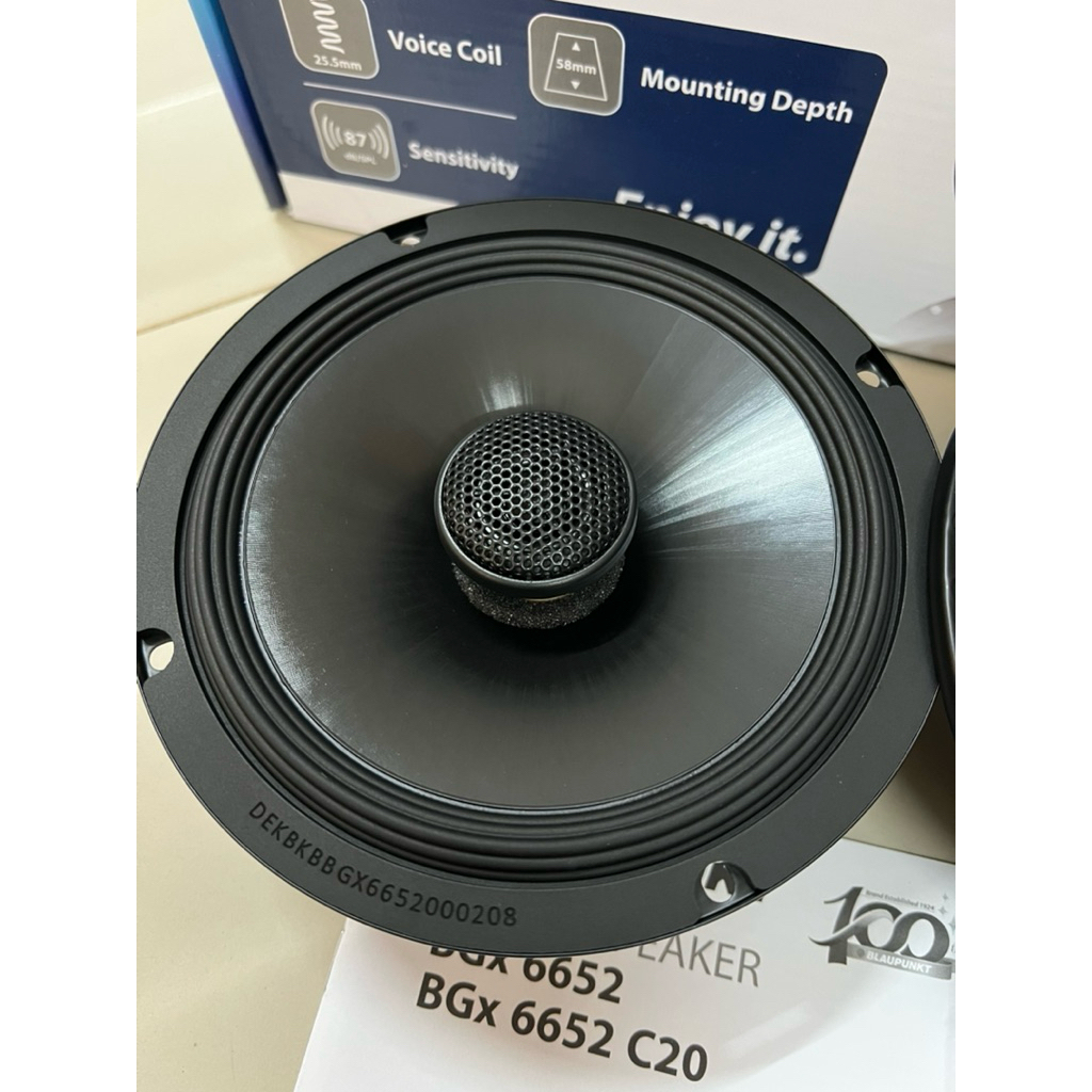 ราคาคู่ละ 1295บาท ลำโพง 6.5“ แกนร่วม 2ทาง BGX6652 ยี่ห้อ Blaupunkt ค่ายเยอรมัน ลำโพงติดรถยนต์ แทนตำแ