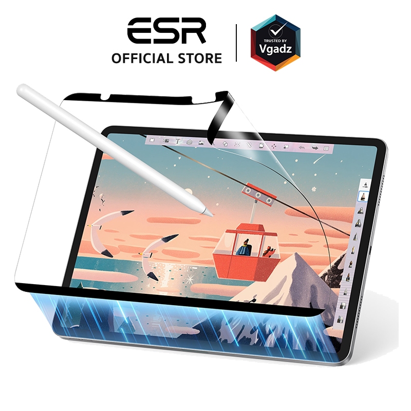 ESR - ฟิล์มหน้าจอสำหรับ iPad 11" (A16/2025), iPad 10.9" (10th/2022) รุ่น Paper-Feel Magnetic Screen 