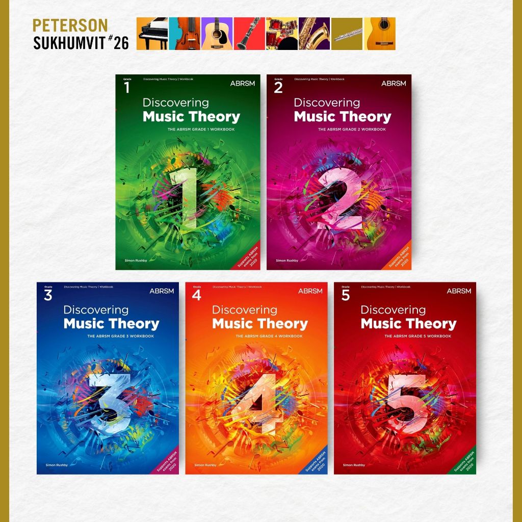 หนังสือเปียโน Discovering Music Theory  Workbook ABRSM