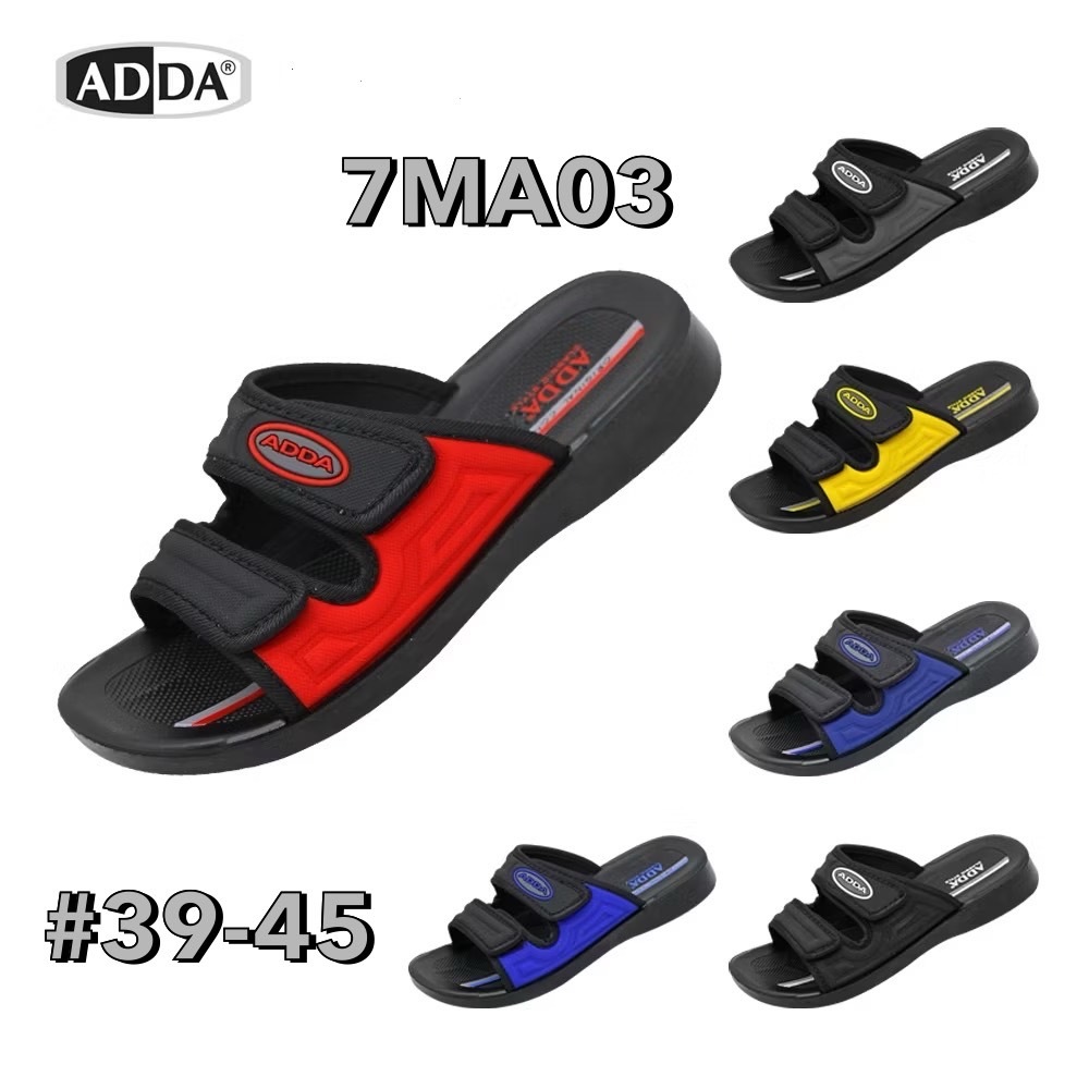 มีส่งด่วน !  รองเท้าแตะแบบสวม พื้นPU แอ๊ดด้า Adda 7MA03 ไซส์ 39-45 พร้อมกล่อง