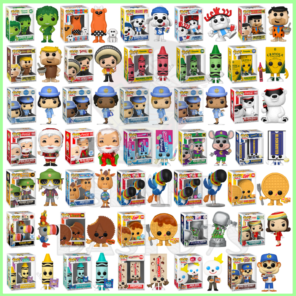 {PRE-ORDER} Funko AD ICONS : Coca Cola, Fruity Pebbles, Crayola, Pan Am, Froot Loops, Kelloggs, Eggo