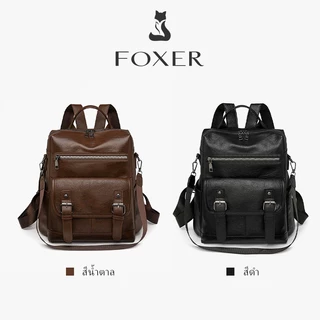 FOXER กระเป๋าเป้สะพายหลังผู้หญิง กระเป๋าใส่โน้ตบุ๊ก เหมาะสำหรับนักเรียนและพนักงานออฟฟิศ