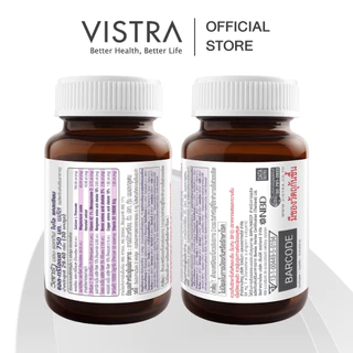 [เซ็ท 3 ขวด] VISTRA BON-ACTIV BIO CALCIUM L-THREONATE 750mg PLUS บอน-แอคทีฟ ไบโอ แคลเซียม แอล-ทรีโอเนต 750 มก.(30 cap)
