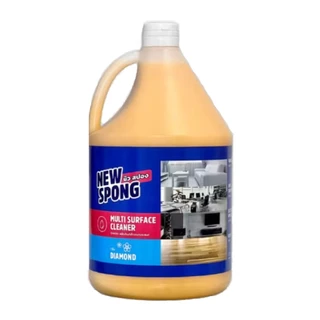 น้ำยาถูพื้น น้ำยาทำความสะอาดพื้น New Spong 3.8 ลิตร น้ำยานิวสปอง