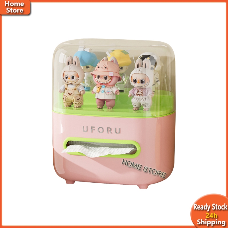 กล่องทิชชู่อเนกประสงค์ที่สามารถเก็บรูปได้ เหมาะสำหรับห้องนอน ห้องนั่งเล่น และโต๊