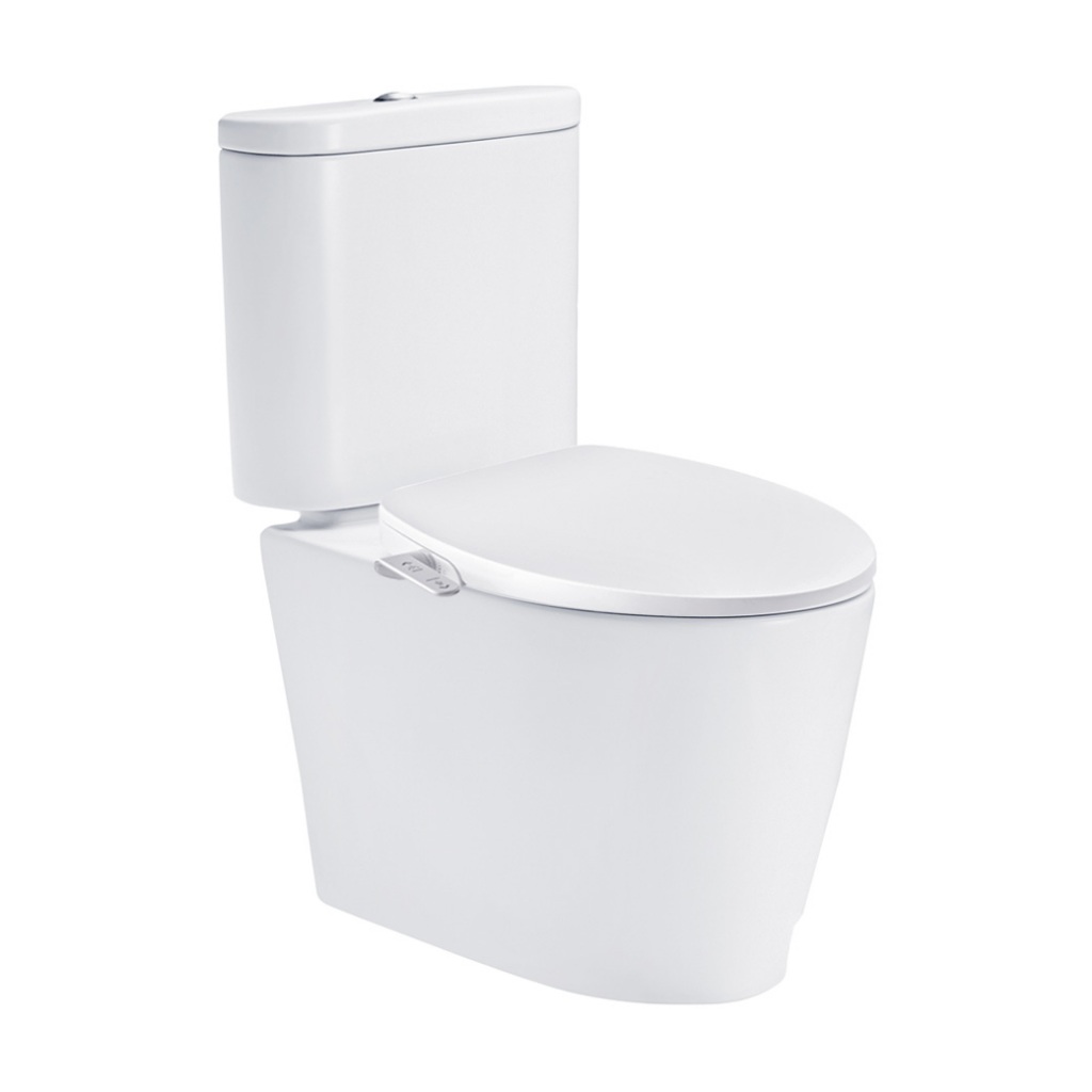 COTTO สุขภัณฑ์สองชิ้น 3/4.5 ลิตร รุ่น C16817(CN5) WH 3x3 E1 พร้อมฝา CVN92205