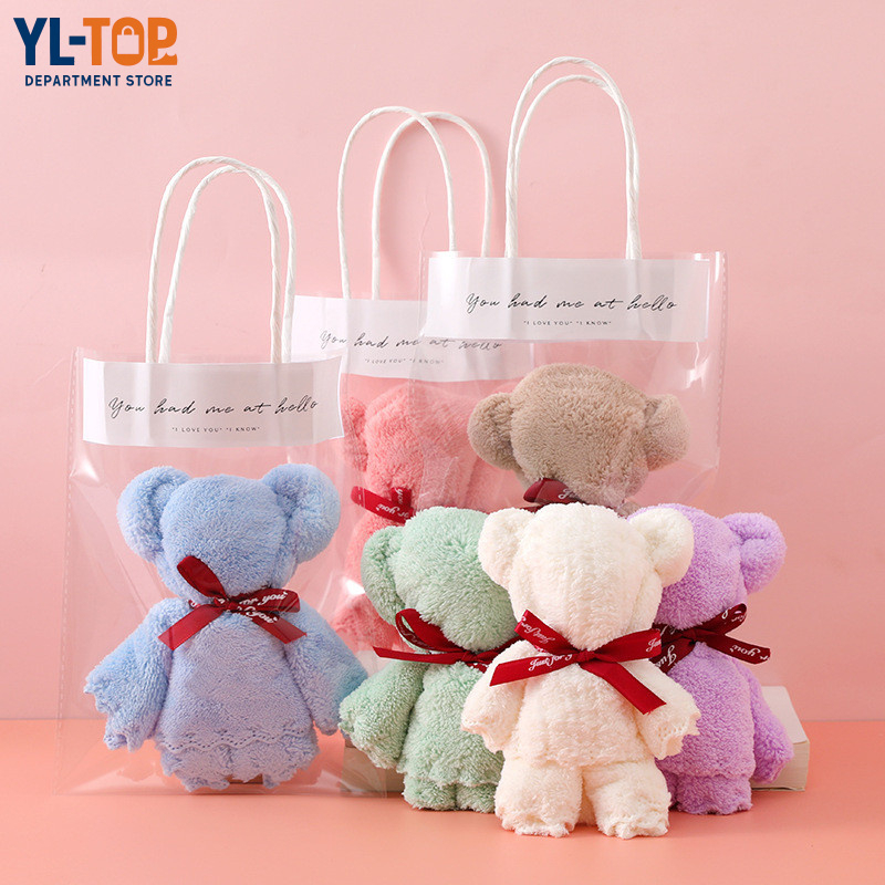 ผ้าขนหนูลายหมีน่ารัก เหมาะเป็นของขวัญ G3376