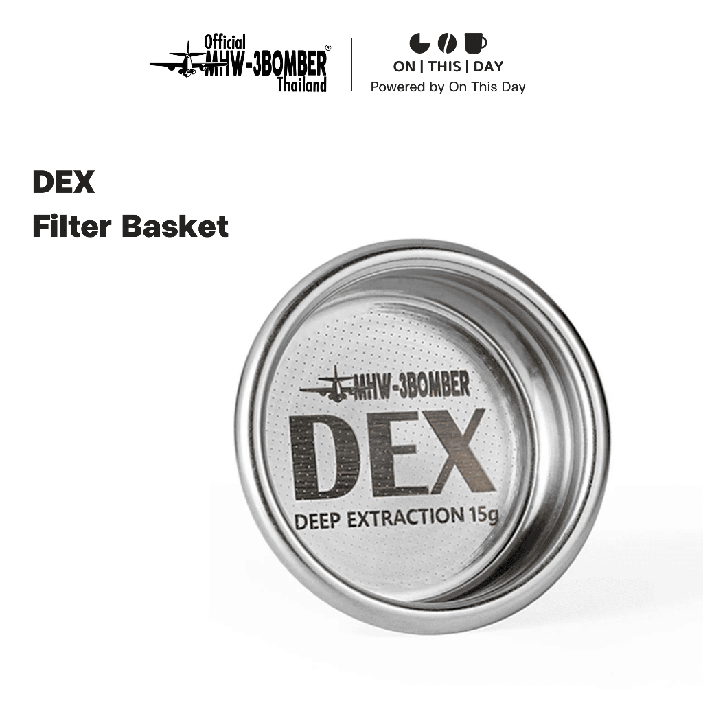 MHW-3BOMBER DEX Precise Filter Basket ตะแกรงชงกาแฟ ขนาด 58.5 mm