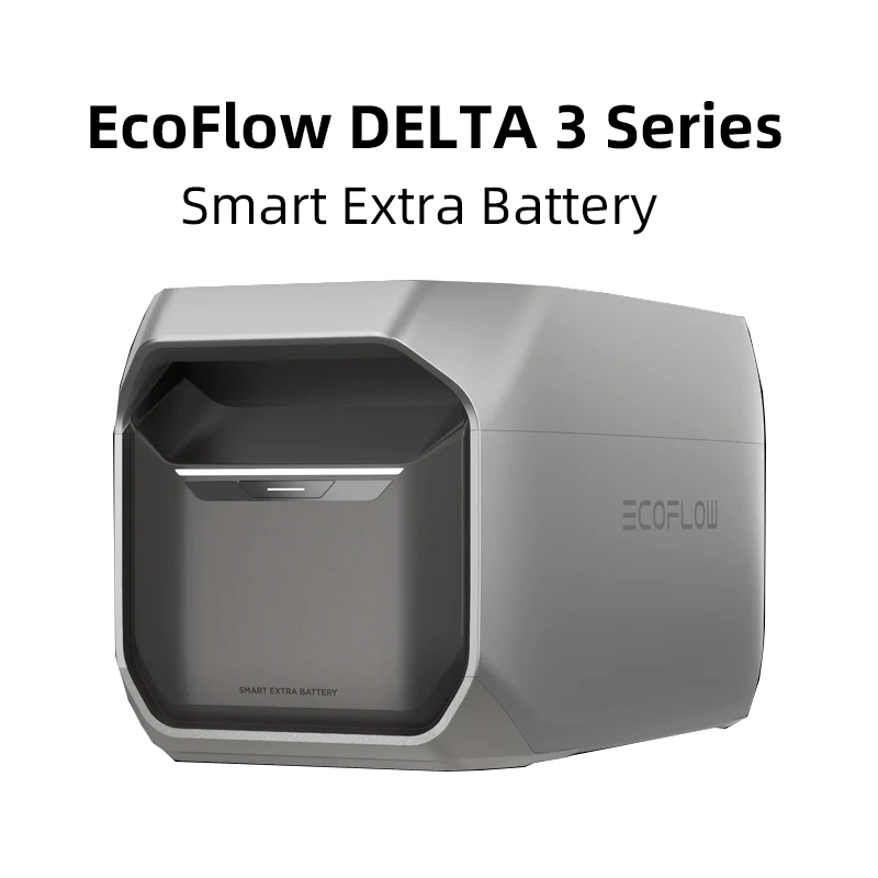EcoFlow Delta 3 Series Smart Extra Battery แบตเสริมสำหรับ DELTA 3  Series（ต้องต่อกับแบตสำรองหลัก）