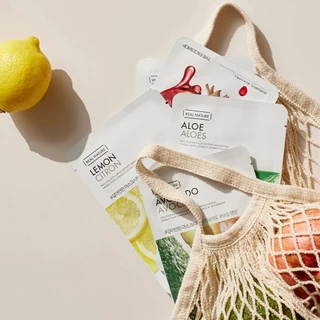 (ใช้ได้ทุกวัน) THE FACE SHOP REAL NATURE FACE MASK (MASK SHEET) มาส์กชีท แผ่นมาส์กหน้า กระจ่างใส ผิวเรียบเนียน