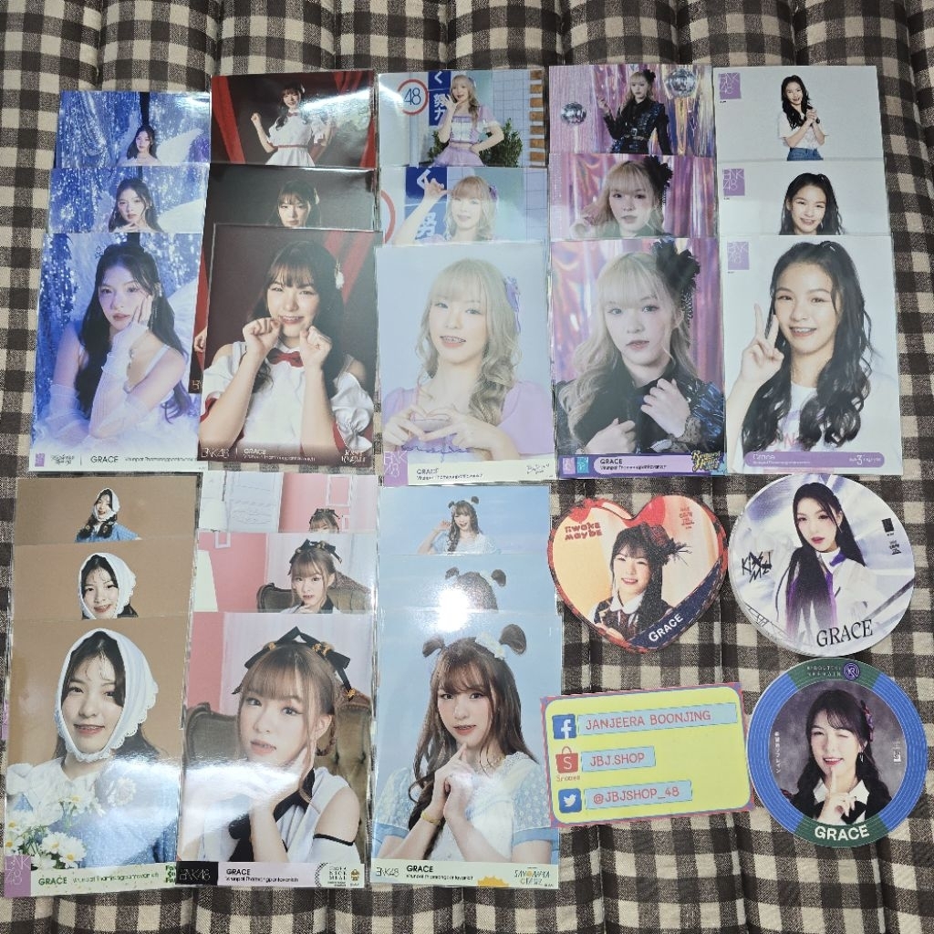 สินค้า Grace เกรซ BNK48 รุ่น3 - ใบเศษ COMP Photoset รูปปก รูปสุ่ม