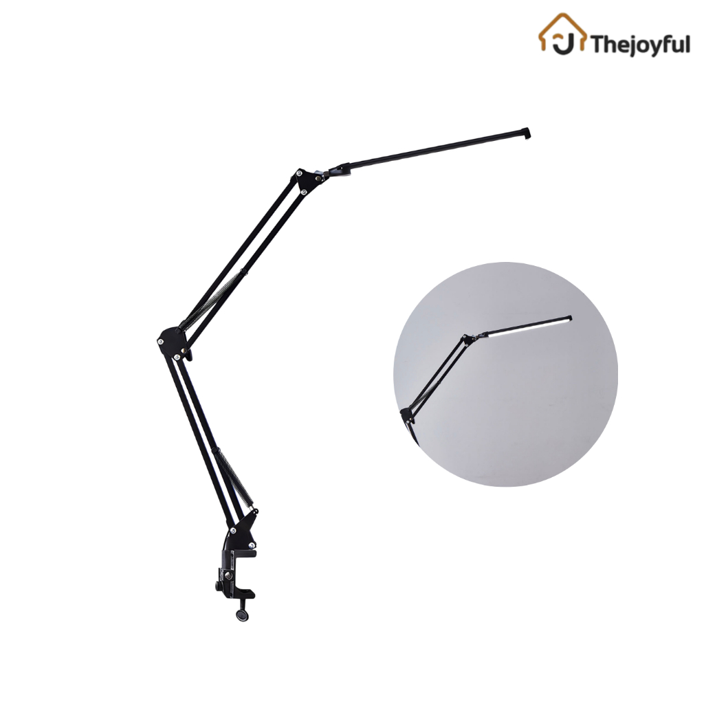 Thejoyful โคมไฟหนีบโต๊ะ Table Lamp โคมไฟอ่านหนังสือ  หมุนได้30องศา ถนอมสายตา