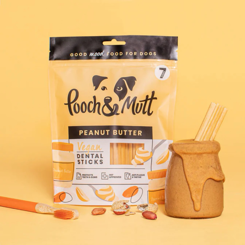 ขนมขัดฟันสุนัข Pooch & Mutt - Peanut Butter Dental Stick