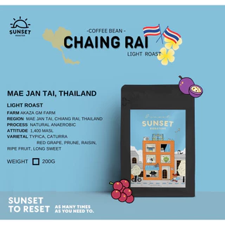 Coffee Bean Thailand￼ (Light Roast) เมล็ดกาแฟไทย คั่วอ่อน Sunset Coffee Roasters