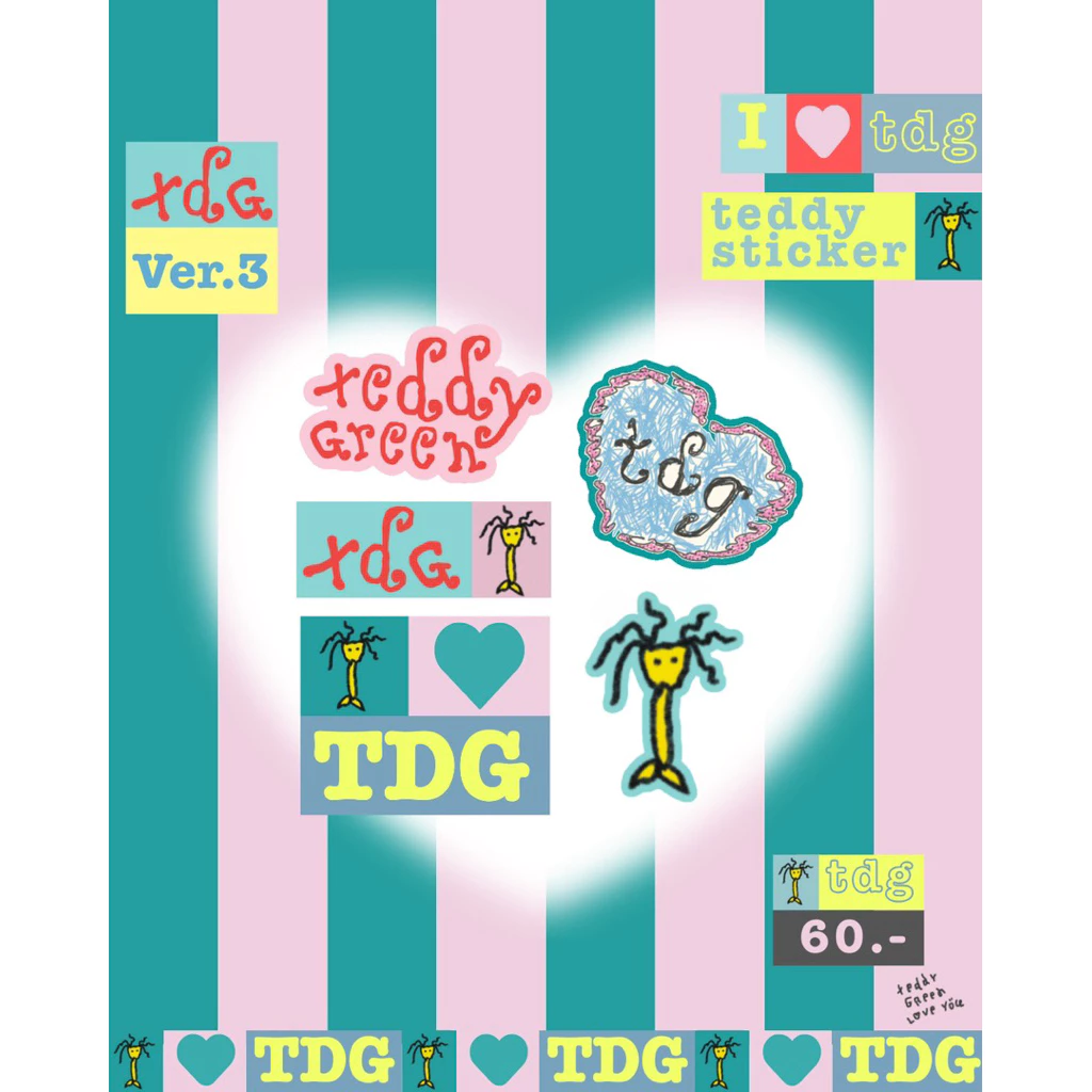 sticker TDG set ver.3 ♥️ teddy green