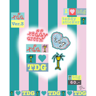 sticker TDG set ver.3 ♥️ teddy green