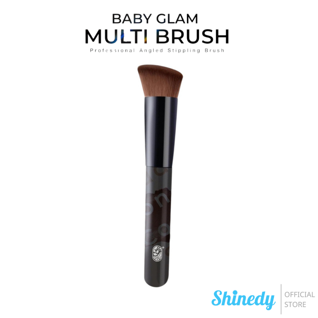 [ของแท้100%+ส่งฟรี] แปรงเบบี้แกรม  Baby Glam Multi Brush เกลี่ยเนื้อรองพื้นได้ทุกเนื้อ มีบัตรตัวแทน